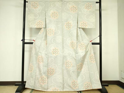 平和屋着物■上質な紬 舞花 正絹 逸品 未使用 DABE1901op
