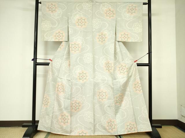 平和屋着物■上質な紬 舞花 正絹 逸品 未使用 DABE1901op