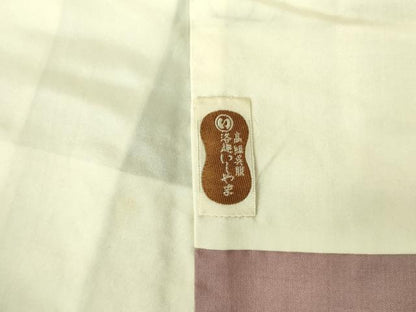 平和屋着物■上質な紬 草花 正絹 逸品 DABE1904op