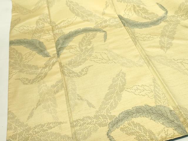 平和屋着物■上質な紬 舞葉文 正絹 逸品 DABE1905op