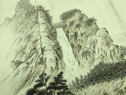 平和屋着物▼豪華色留袖 作家物 手描き 人物風景文 正絹 逸品 DABE1919op
