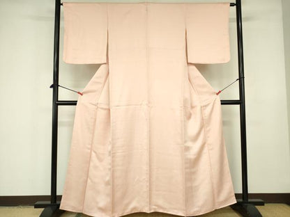 平和屋着物■上質な色無地　草花地紋　虹色　正絹　逸品　DABH0037op