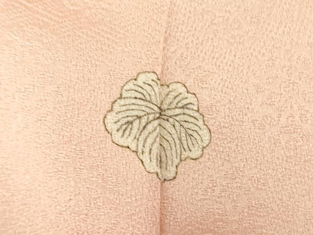 平和屋着物■上質な色無地　草花地紋　虹色　正絹　逸品　DABH0037op