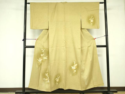 平和屋着物■訪問着 草花 暈し染め 金彩 正絹 逸品 DABE1947op