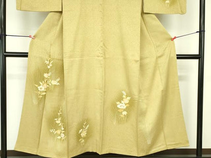 平和屋着物■訪問着 草花 暈し染め 金彩 正絹 逸品 DABE1947op