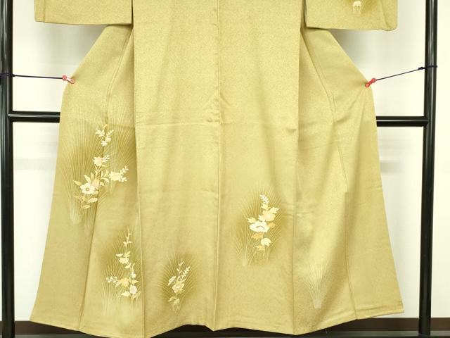 平和屋着物■訪問着 草花 暈し染め 金彩 正絹 逸品 DABE1947op
