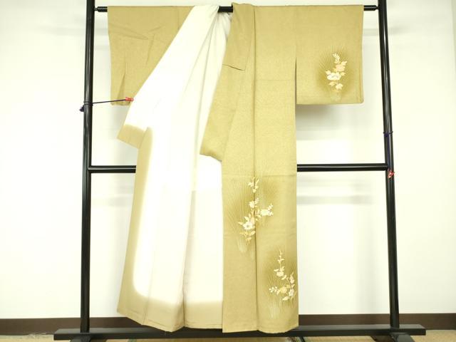 平和屋着物■訪問着 草花 暈し染め 金彩 正絹 逸品 DABE1947op