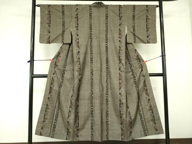 平和屋着物■本場大島紬 7マルキ 花間道 正絹 逸品 DABE1971op