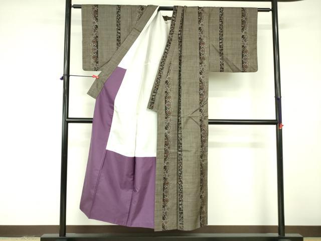 平和屋着物■本場大島紬 7マルキ 花間道 正絹 逸品 DABE1971op