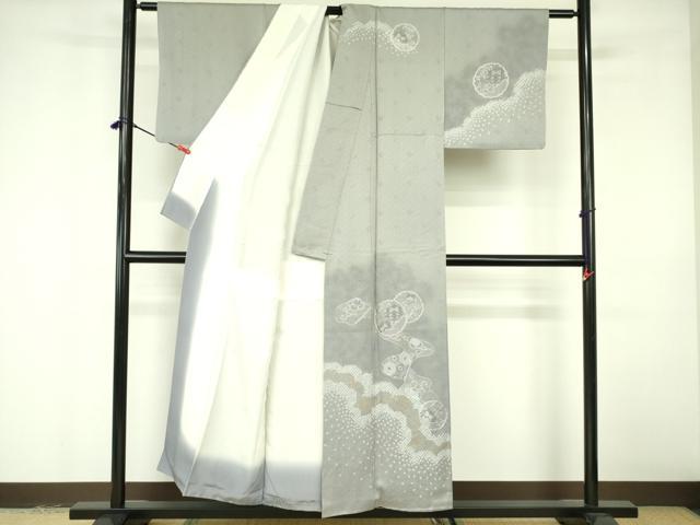 平和屋着物■中国三大刺繍 スワトウ刺繍 汕頭刺繍 訪問着 絞り 流水花文 暈し染め 金彩 正絹 逸品 DABE1972op