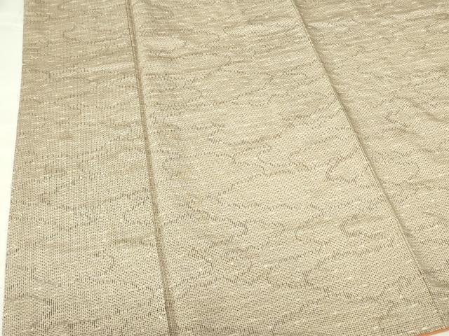 平和屋着物■上質な紬 雲文 正絹 逸品 未使用 DABE1980op
