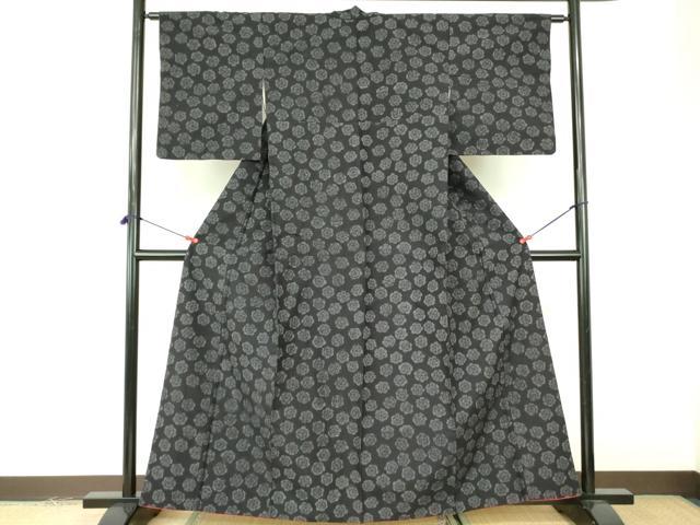 平和屋着物■上質な紬 舞花 正絹 逸品 DABE1985op