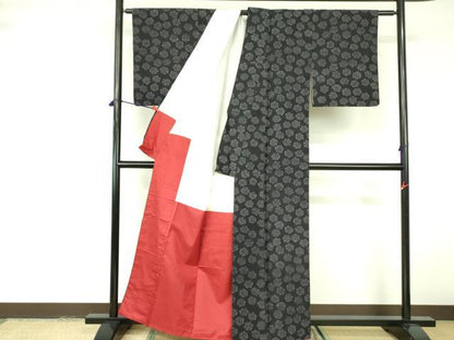 平和屋着物■上質な紬 舞花 正絹 逸品 DABE1985op