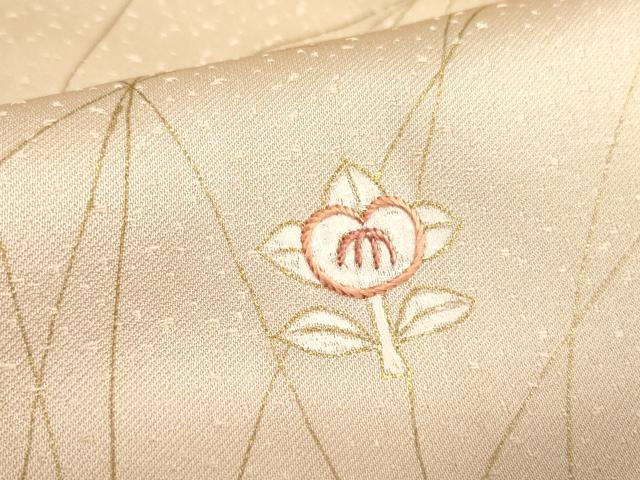 平和屋着物■訪問着 刺繍 草花 金彩 正絹 逸品 DABE1996op