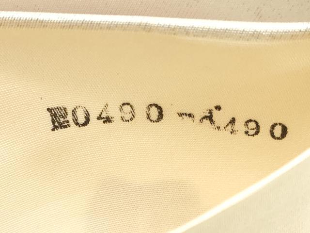 平和屋着物◎太鼓柄袋帯 作家物 花尽くし 引箔 正絹 逸品 DABE2040xg