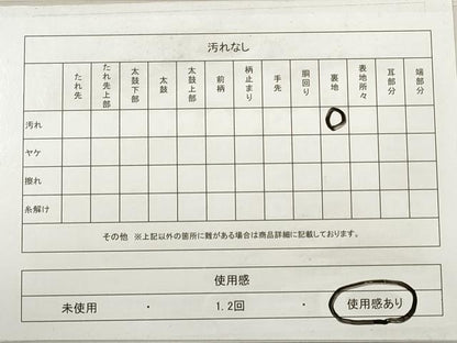 平和屋着物◎六通柄袋帯 唐織 研匠桧扇文様 金銀糸 正絹 逸品 DABE2293xg