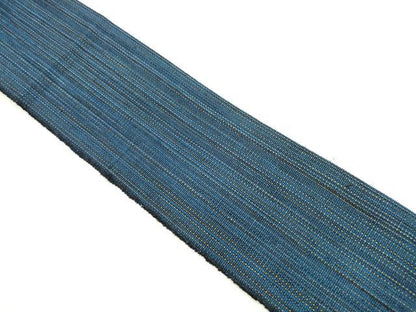 平和屋着物◎男性　角帯　紬地　霞文　正絹　逸品　DABE2332xg