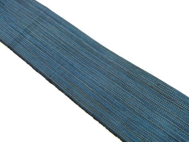 平和屋着物◎男性　角帯　紬地　霞文　正絹　逸品　DABE2332xg