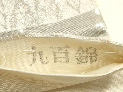 平和屋着物◎六通柄袋帯 唐織 九百錦 京洛の四季 プラチナ箔 正絹 逸品 DABE2395xg
