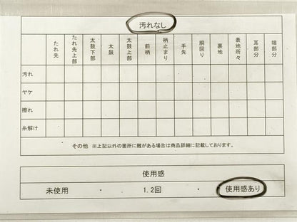 平和屋着物◎六通柄袋帯　花鳥文　銀彩　正絹　逸品　DABE2516xg