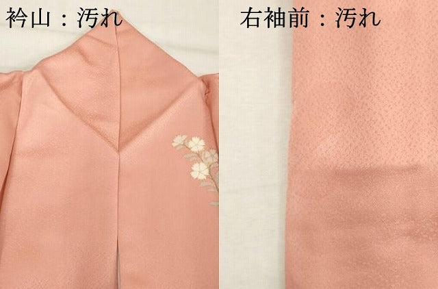 平和屋着物■訪問着　流水地紙花文　暈し染め　金彩　正絹　逸品　DABE2530cd