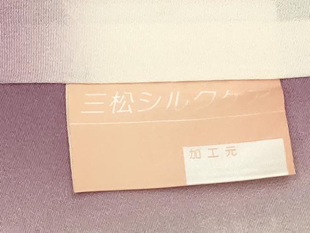 平和屋着物■上質な小紋　雪輪花文　暈し染め　金彩　正絹　逸品　DABE2551cd