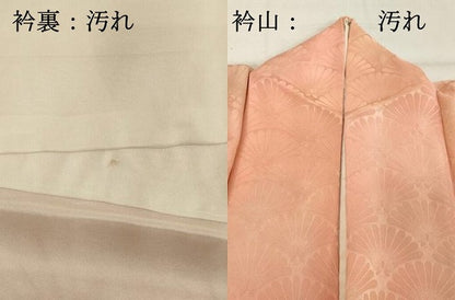 平和屋着物■上質な小紋　青海波地紋　暈し染め　正絹　逸品　DABE2558cd
