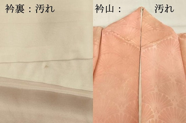 平和屋着物■上質な小紋　青海波地紋　暈し染め　正絹　逸品　DABE2558cd