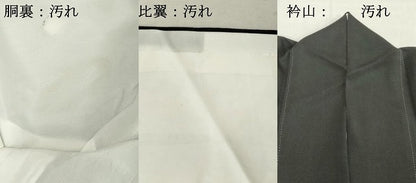 平和屋着物■豪華黒留袖　駒刺繍　流水地紙花文　金彩　正絹　逸品　DABE2578cd
