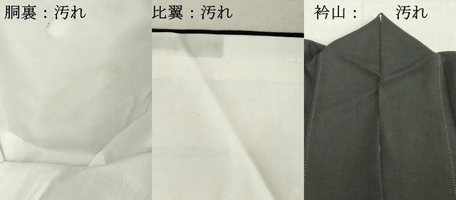 平和屋着物■豪華黒留袖　駒刺繍　流水地紙花文　金彩　正絹　逸品　DABE2578cd