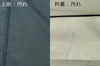 平和屋着物■上質な紬　100亀甲　総詰め　正絹　逸品　DABE2688cd