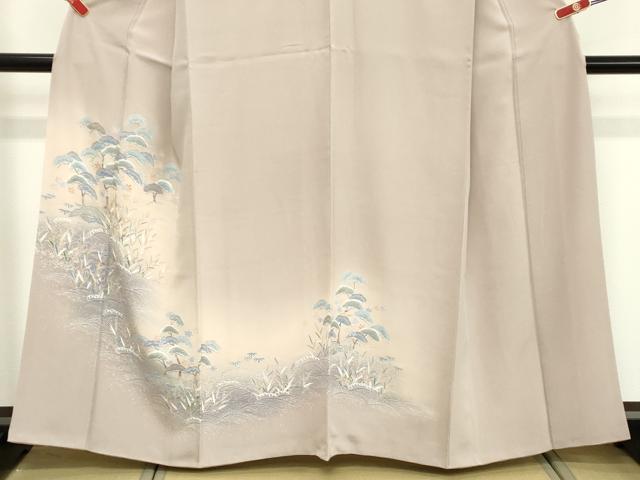 平和屋着物■訪問着　枝松文　暈し染め　金彩　正絹　逸品　DABE2764cd