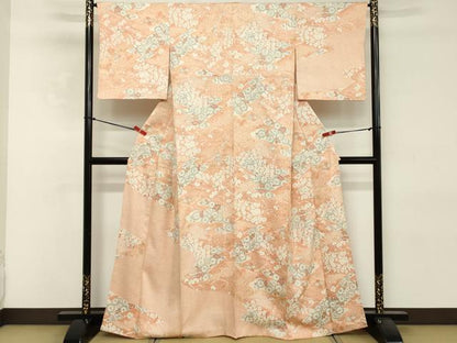 平和屋着物■上質な小紋　辻が花　正絹　逸品　DABE2787cd