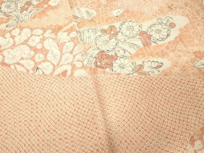 平和屋着物■上質な小紋　辻が花　正絹　逸品　DABE2787cd
