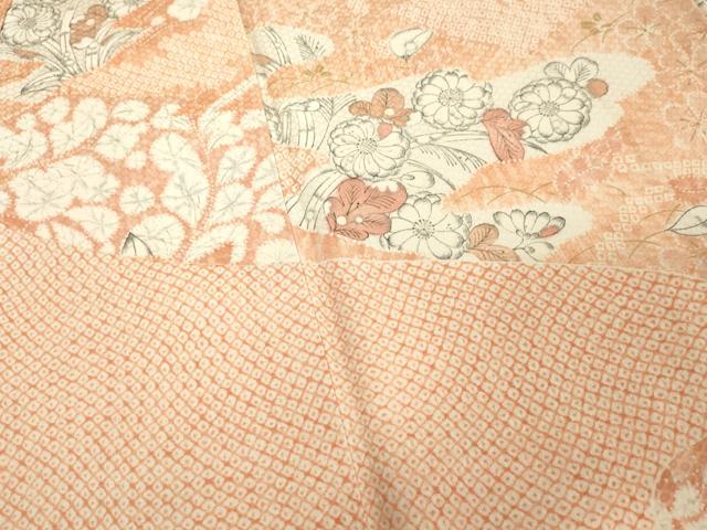 平和屋着物■上質な小紋　辻が花　正絹　逸品　DABE2787cd