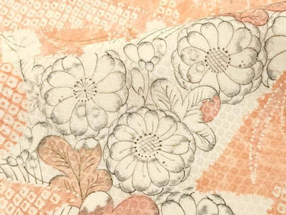 平和屋着物■上質な小紋　辻が花　正絹　逸品　DABE2787cd