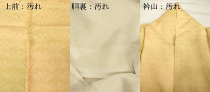 平和屋着物■上質な小紋　青海波花地紋　暈し染め　正絹　逸品　DABE2795cd