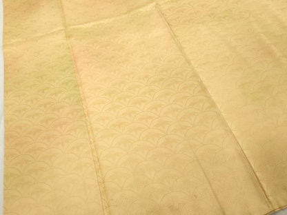 平和屋着物■上質な小紋　青海波花地紋　暈し染め　正絹　逸品　DABE2795cd