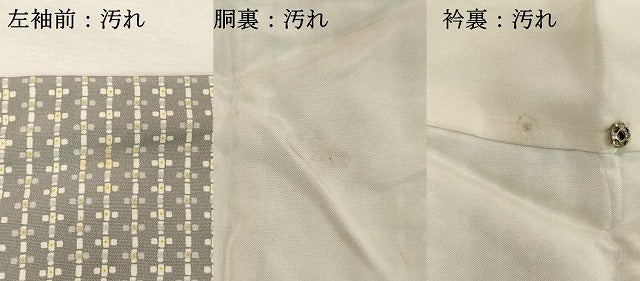 平和屋着物■上質な小紋 抽象文様 正絹 逸品 DABE2821cd