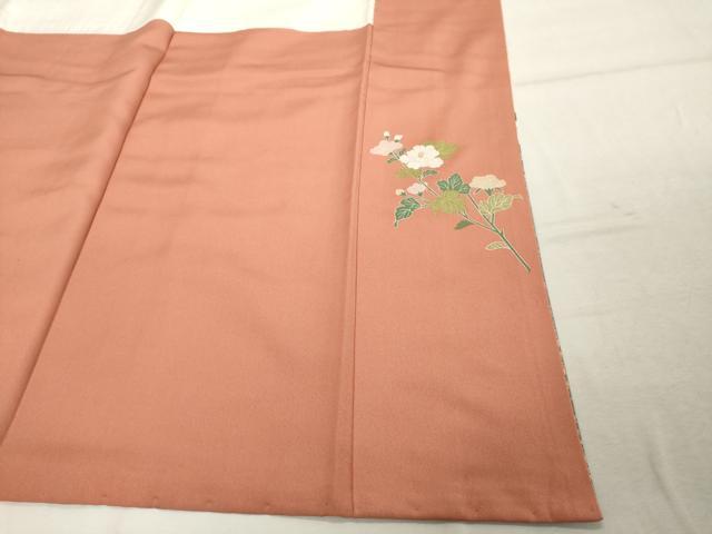 平和屋着物■訪問着　雪輪花文　暈し染め　金彩　やまと誂製　正絹　逸品　DABE2836cd