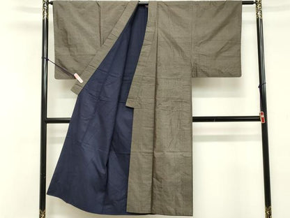 平和屋着物■男性　本場大島紬　アンサンブル　長羽織　80亀甲　総詰め　正絹　逸品　DABE2838cd