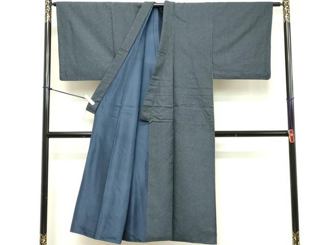 平和屋着物■男性　紬　アンサンブル　100亀甲　総詰め　正絹　逸品　DABE2842cd