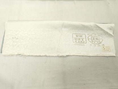 平和屋着物■上質な小紋　ふくれ織　草花丸文　暈し染め　金彩　反端付き　正絹　逸品　DABE2845cd