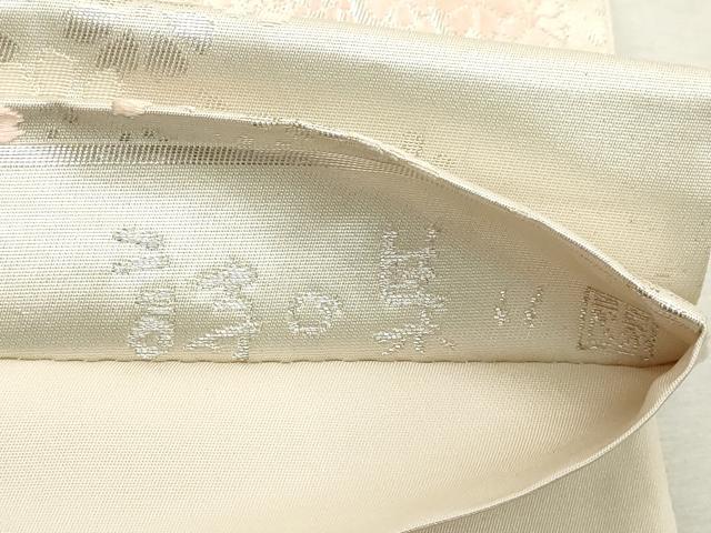 平和屋着物◎六通柄袋帯　唐織　詩の集い　正絹　逸品　DABE2875cd