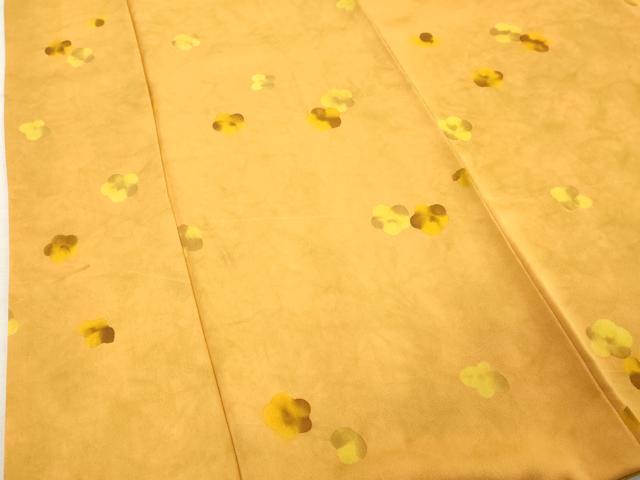 平和屋着物■上質な小紋　舞花文　正絹　逸品　DABE2922cd
