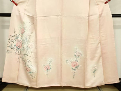 平和屋着物■訪問着　御所車花文　暈し染め　やまと誂製　正絹　逸品　DABE2934cd