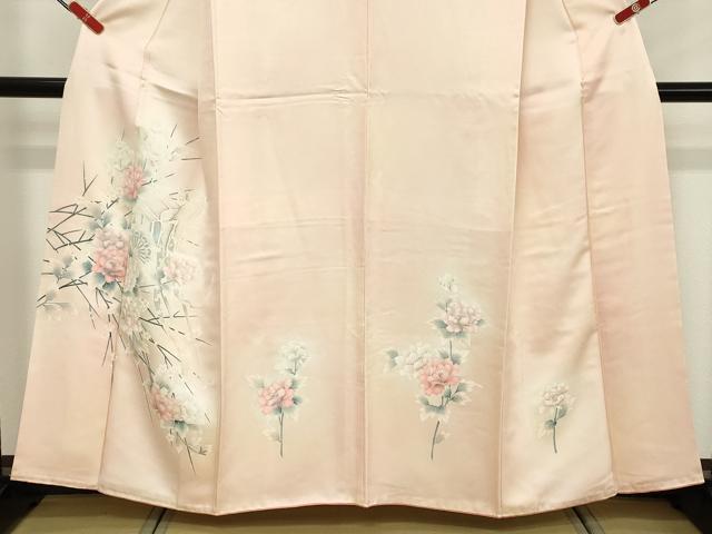 平和屋着物■訪問着　御所車花文　暈し染め　やまと誂製　正絹　逸品　DABE2934cd