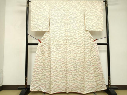 平和屋着物■上質な小紋　芝文　そごう百貨店扱い　正絹　逸品　DABE2936cd