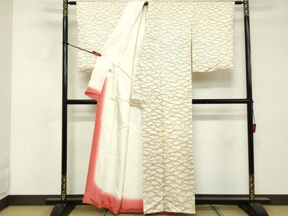 平和屋着物■上質な小紋　芝文　そごう百貨店扱い　正絹　逸品　DABE2936cd