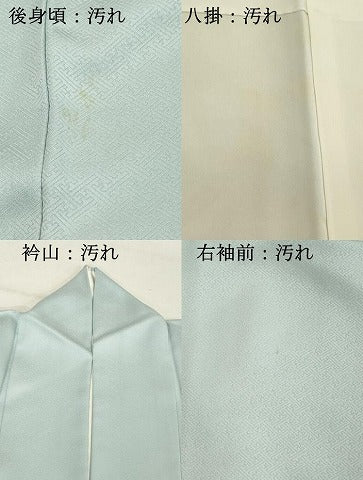 平和屋着物■訪問着　御所車花文　暈し染め　金銀彩　正絹　逸品　DABE2940cd
